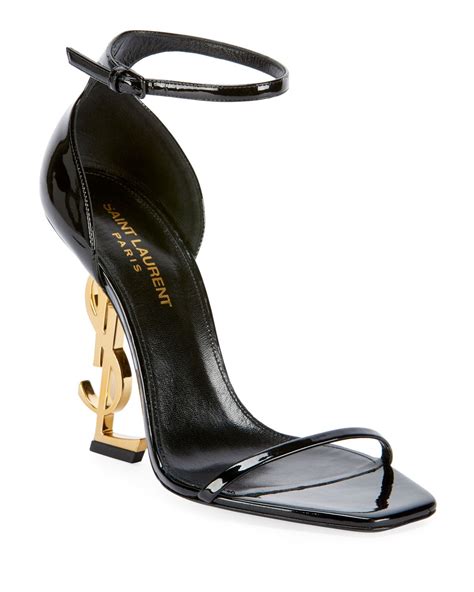 ysl heels with ysl logo|ysl open toe heels.